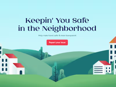 Neighborhood watch website