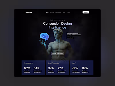 Hero Section Design (concept) for