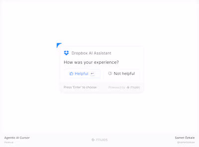 Agentic AI Cursor Design for Mues AI