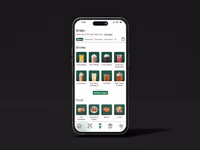 Starbucks Customization Redesign