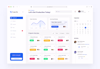Projectify - Project Management Dashboard