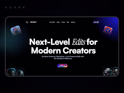Monkbird | Custom Built Wix Studio Design and Development
