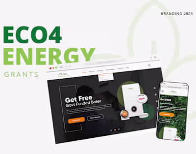 ECO4Energy (Website Design + Social Media Post) :: Behance