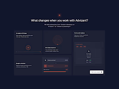 Visuals can still be minimal