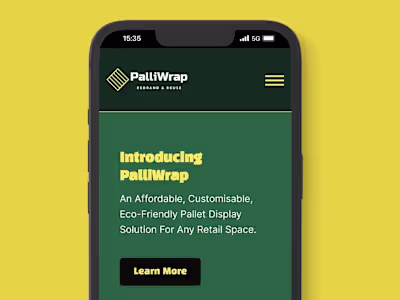 PalliWrap Bespoke Content Management Site
