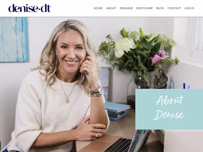 Denise DT Website Development with Kajabi