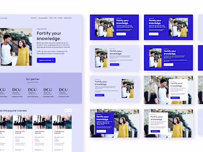 Designing block feature for website customisation