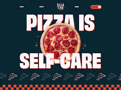 Pizza Time - Website from Scratch