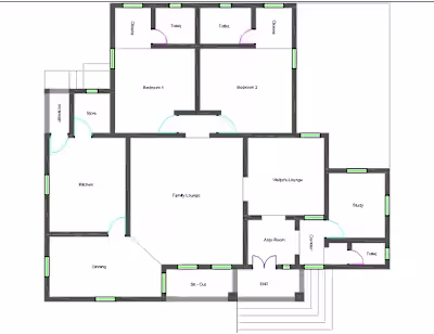 3 Bedroom Flat (Floor Plan)