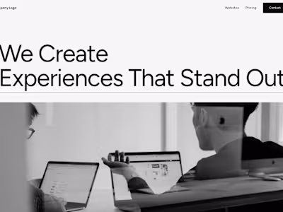 Design Agency (Mock Company)