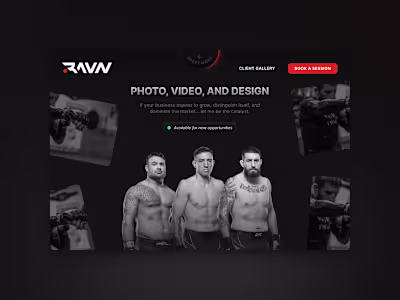 RAVN Photos - Framer Website