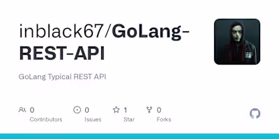 GoLang REST API