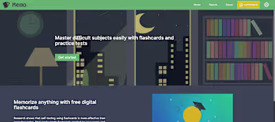 Website for Efficient Vocabulary Memorization