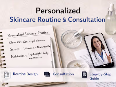 Personalized Skincare Routine Based on Skin Type Analysis