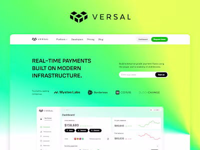 Versal Website Framer development (Saas/Finance)