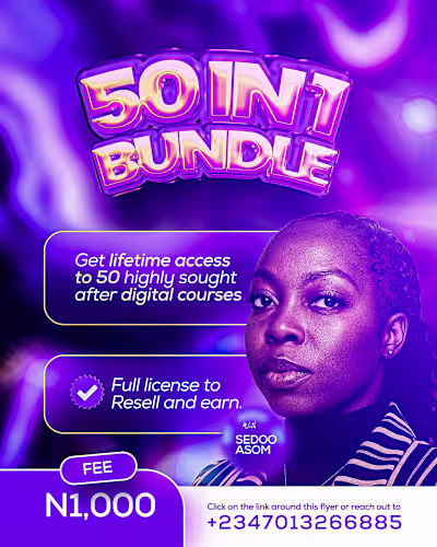 product Advert flyer design