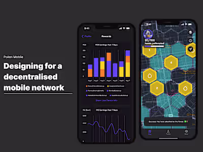 0 to 1 iOS app for WEB3 | Pollen mobile