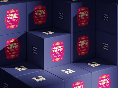 Mixtape Bakehouse | Cookie Branding & Packaging - Studio Circui…