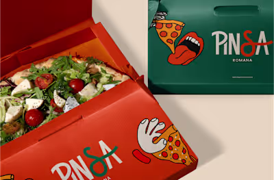 Pinsa Romana Re-Branding/Packaging/Social Media