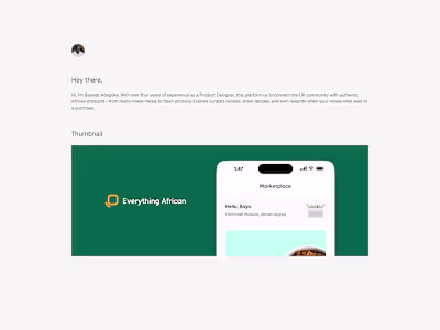 Web and Mobile Design for Everything African