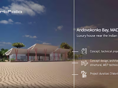 Luxury villa in Andovokonko Bay,