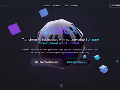 Lunox - Software Development & AI Automation