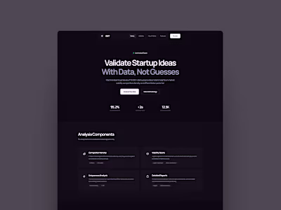 Vint - AI-Powered Startup Idea Validation Platform