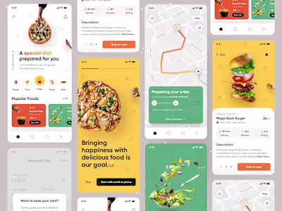 Food Delivery App UI Design