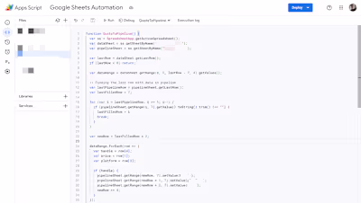 Google Sheets Migration and Visualization