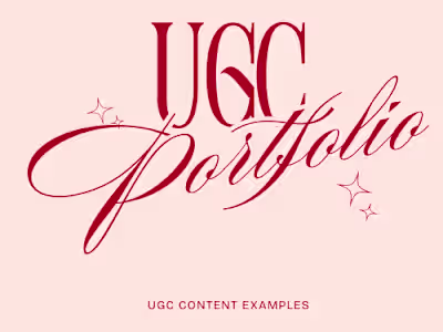 UGC Portfolio For Sam Stephen