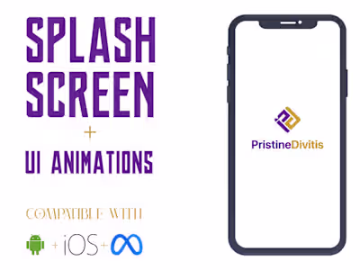 Splash Screen for PristineDivitis