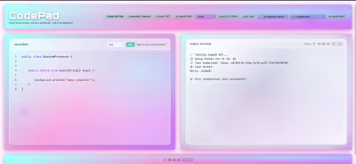 3D CodePad Development