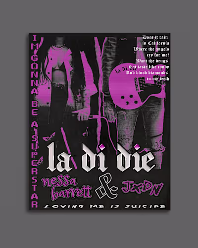 Music poster (La di die)