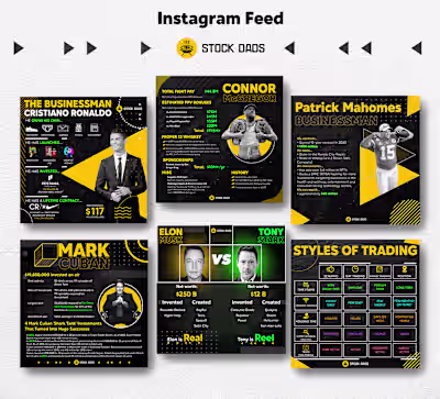 Social Media Content Design for StockDad