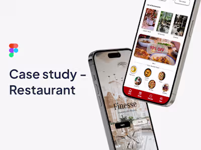 Case study - Restaurant : Behance