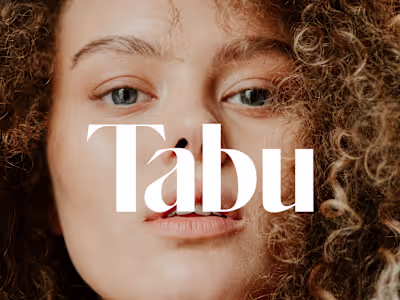 🤍 Tabu: Sexual Wellness Rebrand