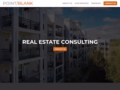 POINT/BLANK Website Redesign