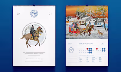 Design of the 2021 calendar