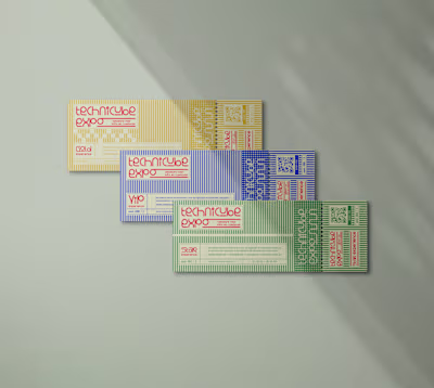 Exhibition materials for Technicube Expo