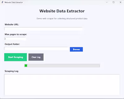 Python desktop tool for extracting