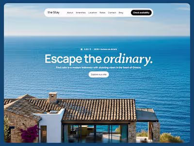 The Stay (luxury airbnb website)