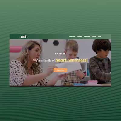 Coalition For Kids Website