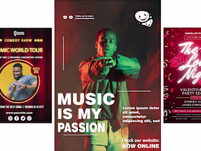 Flyer and poster Design
