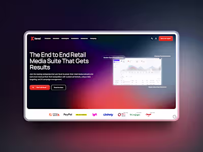 Kevel - Website Design & Webflow Development