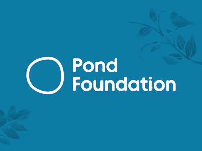 Pond Foundation Brand Identity and Website Redesign