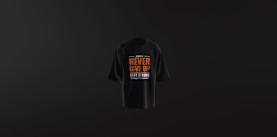 T-Shirt Design and 3D mockup 