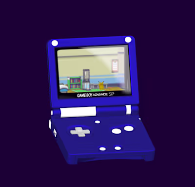 Gameboy Advance SP: Spline Model