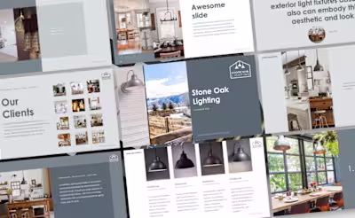 Stone Oak Lighting Visual Identity
