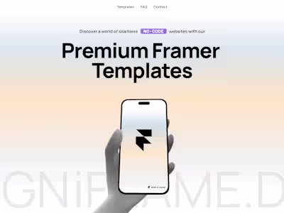 Framer Templates by iframe.design