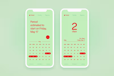 Period Tracker Concept